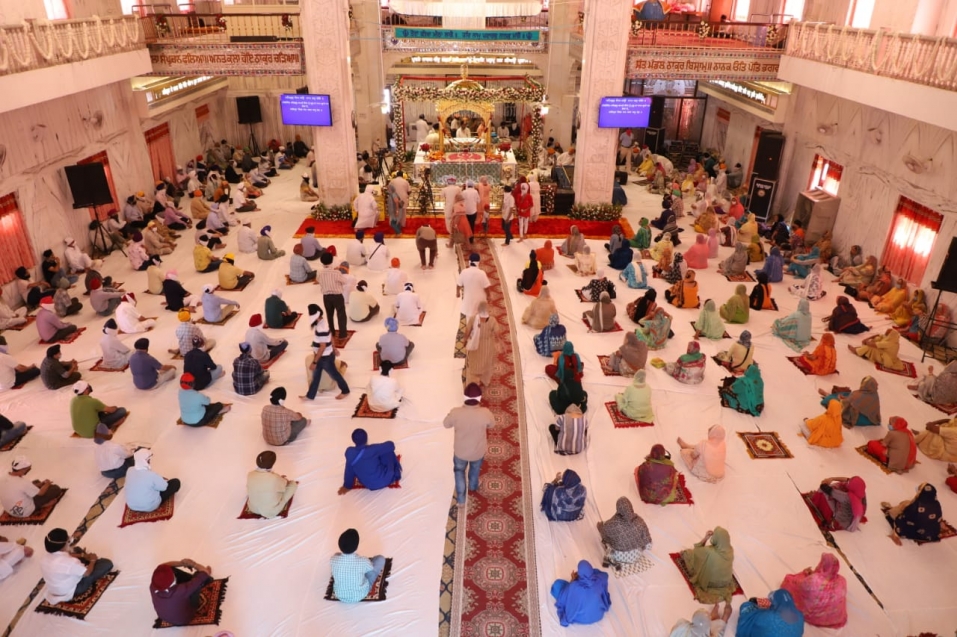  गुरुद्वारा नानक प्याऊ साहिब में मनाया गया गुरु नानक देव जी का ज्योति-ज्योत पर्व